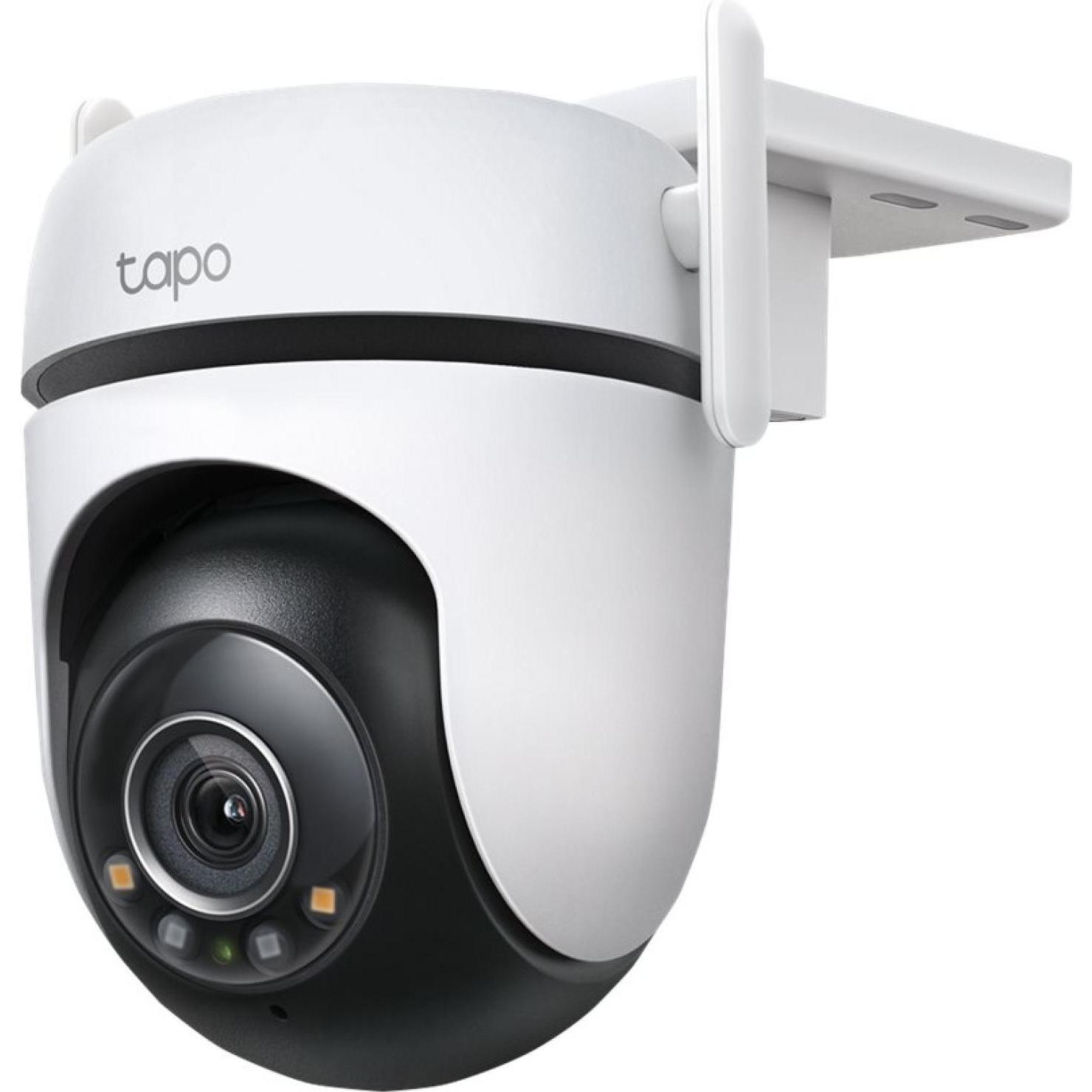 TP-Link Tapo C520WS 4MP 360° Outdoor Kamera MicroSD (2560 x 1440 Pixels), Netzwerkkamera, Weiss, Schwarz