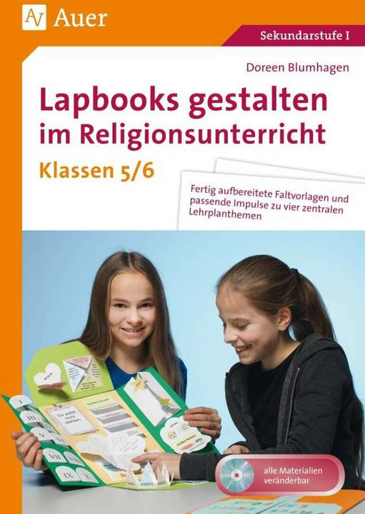 Produktbild Lapbooks gestalten im Religionsunterricht 5-6 (Deutsch, Doreen Blumhagen, 2020)