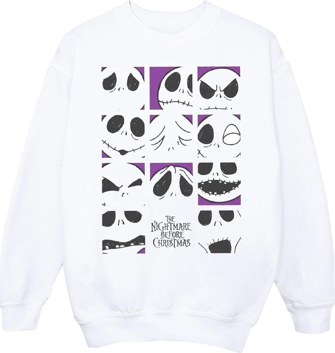 Image du produit Disney - Sweat NIGHTMARE BEFORE CHRISTMAS MANY FACES OF JACK SQUARES - Homme (3XL)