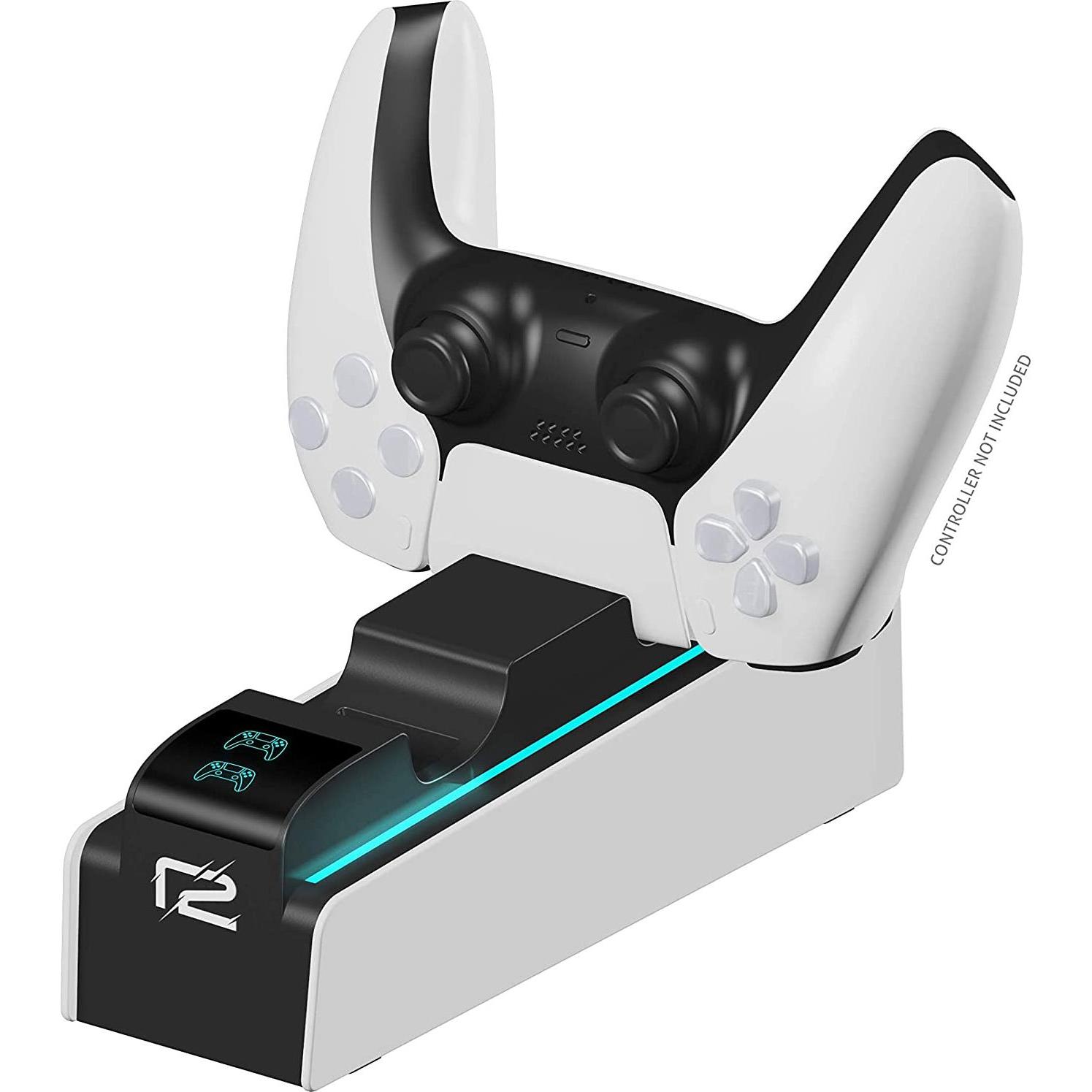 Ready2gaming Bianco Stazione Di Ricarica Ps5 Dualsense (Ps5), Accessori Per Controller Gaming,