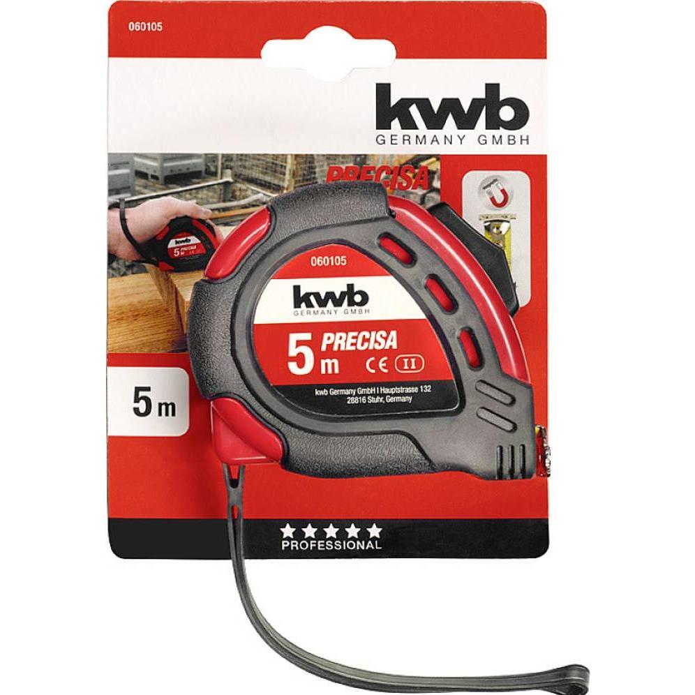 Thumbnail - kwb, Längenmesswerkzeug, 060105 Massband 5 m Stahl, Kunststoff (M)