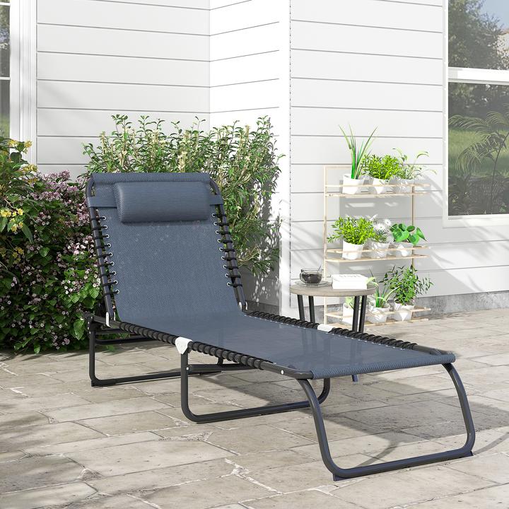 Actual product image Outsunny Folding lounger (189 cm)