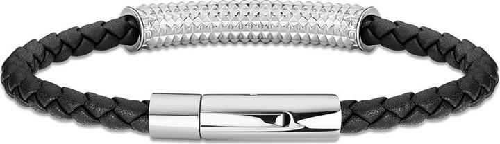 Immagine prodotto Police Braccialetto hardware (21 cm, Acciaio inossidabile, Cuoio)