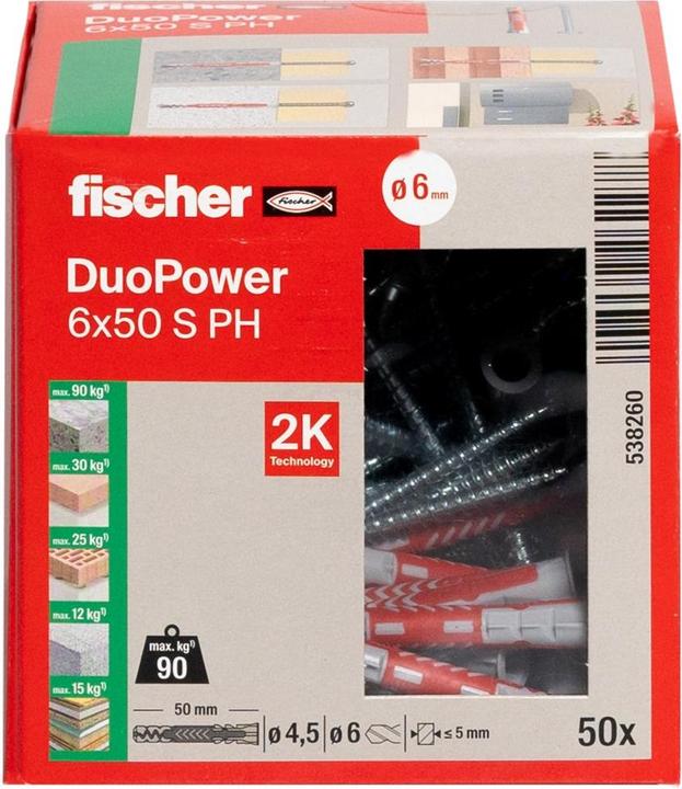 Productafbeelding Fischer 2-componenten deuvels (50 Pcs.)