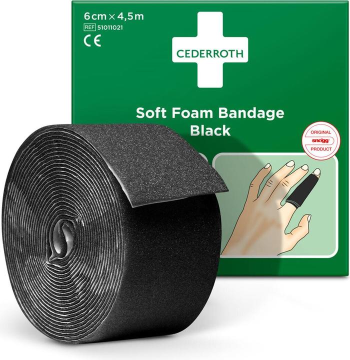 Produktbild Cederroth Soft Foam Bandage schwarz (1 x)