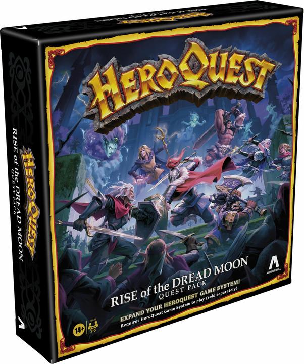 Actual product image Avalon Hill HeroQuest Board Game Expansion Rise of the Dread Moon Adventure Pack *English Version*.
