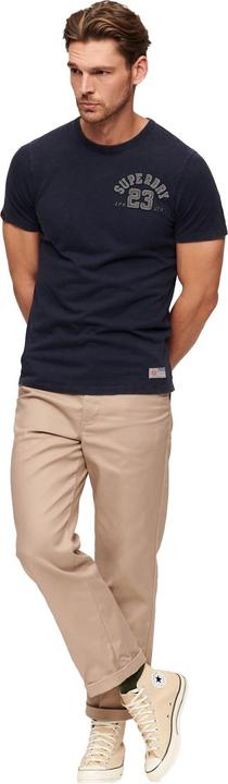 Actual product image Superdry T-Shirt Casual Bequem sitzend Vintage Athletic Chest Short Sleeve T-Shirt (M)
