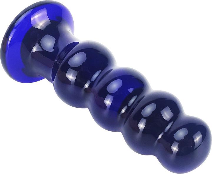 Actual product image ToyJoy Buttocks The Radiant Glass Butt Plug