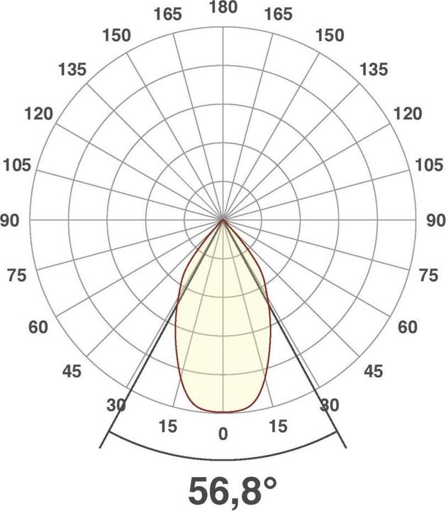 Actual product image EVN LC44101340 LED recessed ceiling round (10 W, LED)