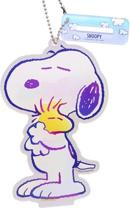 Actual product image Monogram Die Peanuts Acryl Taschenanhänger Snoopy