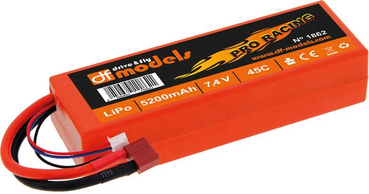 Immagine prodotto DF-Models Pacchetto LiPo 2S (7.40 V, 5200 mAh)