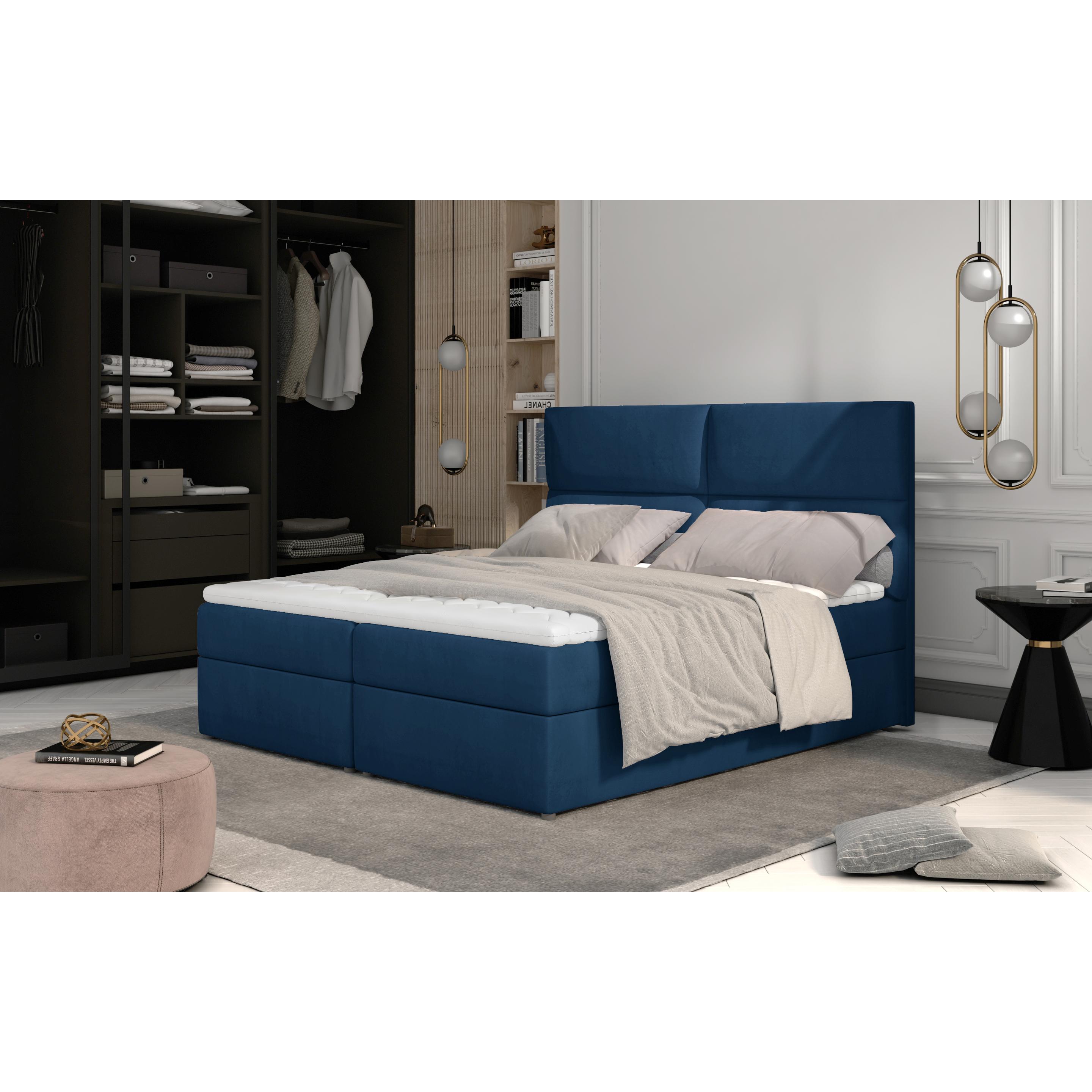 ELTAP, Bett, Amber mit Stauraum (140 x 200 cm)