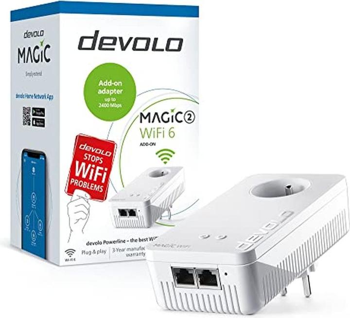 Actual product image Devolo Magic 2 WiFi 6 Extender (2400 Mbit/s)