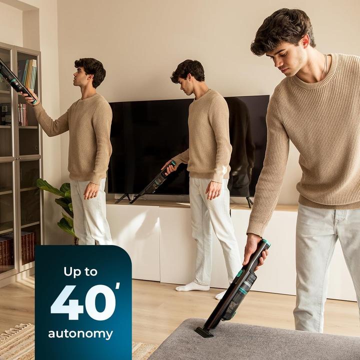 Produktbild Cecotec Conga Rockstar Micro+ Animal Schnurloser Staubsauger Grau Beutellos