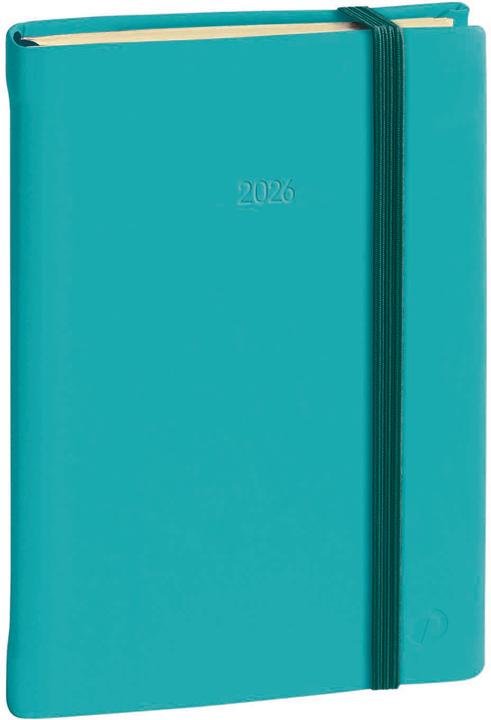 Actual product image Quo Vadis Agenda Minis. Prest. Silk 2025 286578Q 1W/2S turquoise ML 16x24cm (1 week / 2 pages)