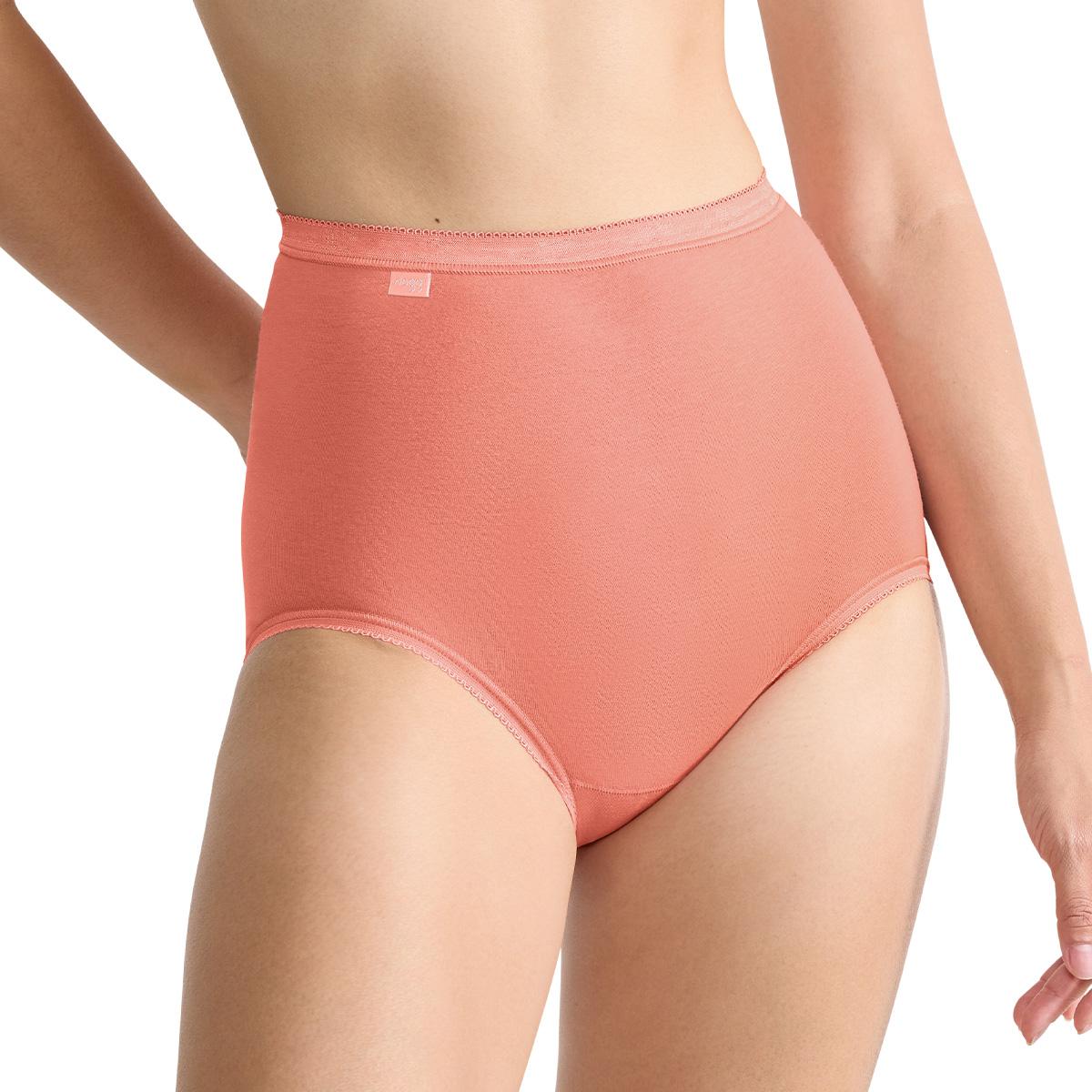 Thumbnail - Sloggi, Damen, Unterhosen, 6er Pack Basic+ Maxi Slip, Orange, (46, 6er Pack)