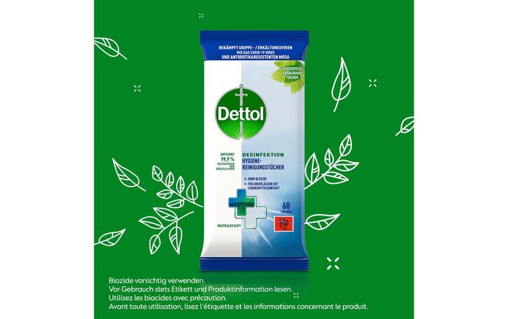 Image du produit Dettol Lingettes de nettoyage désinfectantes