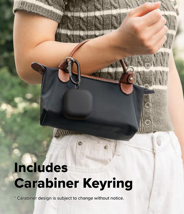 Produktbild Ringke - Silicone - Xiaomi Redmi Buds 4 Pro - Black (Ladecase Hülle)