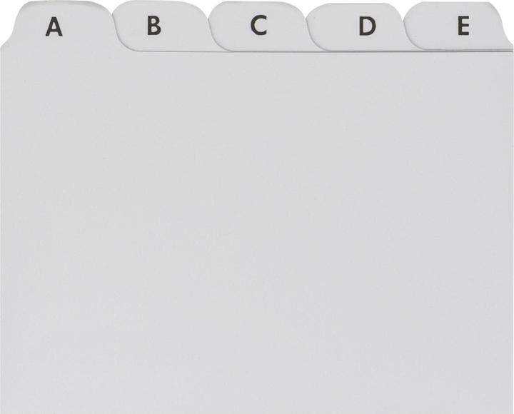 Karteikarten Register A7 A-Z (A7, 25 x)