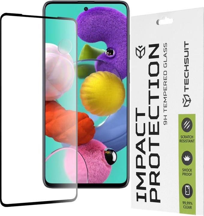 Image du produit Techsuit - 111D Full Cover / Full Glue Glass - Samsung Galaxy A51 4G / A51 5G - Black (Samsung Galaxy A51 5G)
