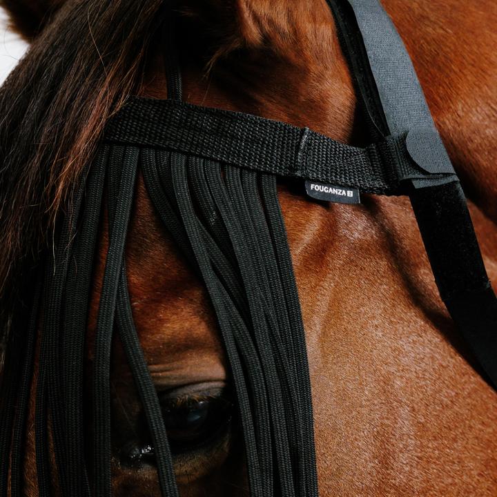 Actual product image Fouganza Fly mask fly fringes polypropylene