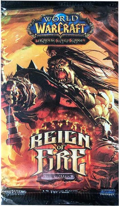 Actual product image Blizzard Reign of Fire World of Warcraft TCG Booster Pack (English)
