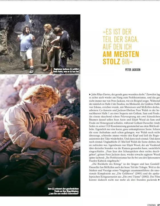 Produktbild Panini Cinema präsentiert: Der Herr der Ringe - Die Chronik