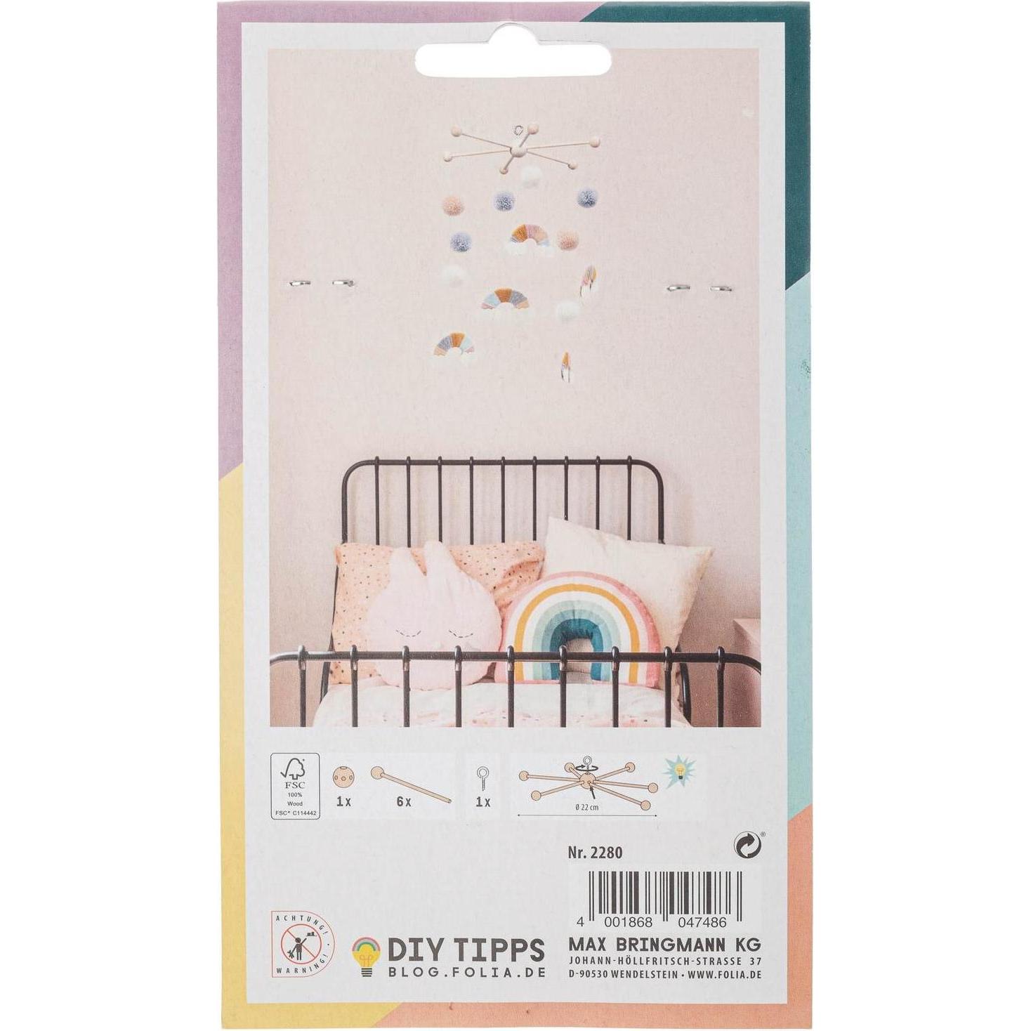 Thumbnail - Folia, Babymobile, Mobile-Stern aus Holz