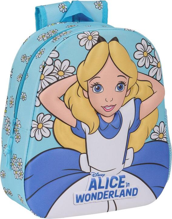 Image du produit Disney Sac à dos pour enfants 3D Clásicos Alice in Wonderland Bleu ciel 27 x 33 x 10 cm (27 l)
