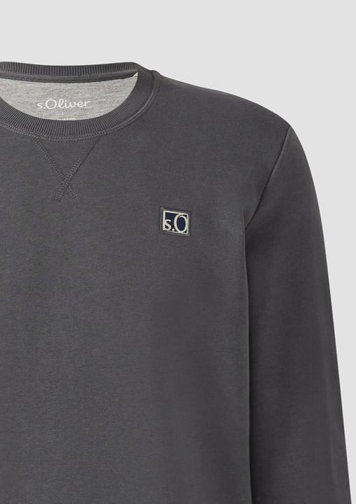 Produktbild s.Oliver Sweatshirt Sweatshirt aus Baumwollmix mit Crew Neck (M)