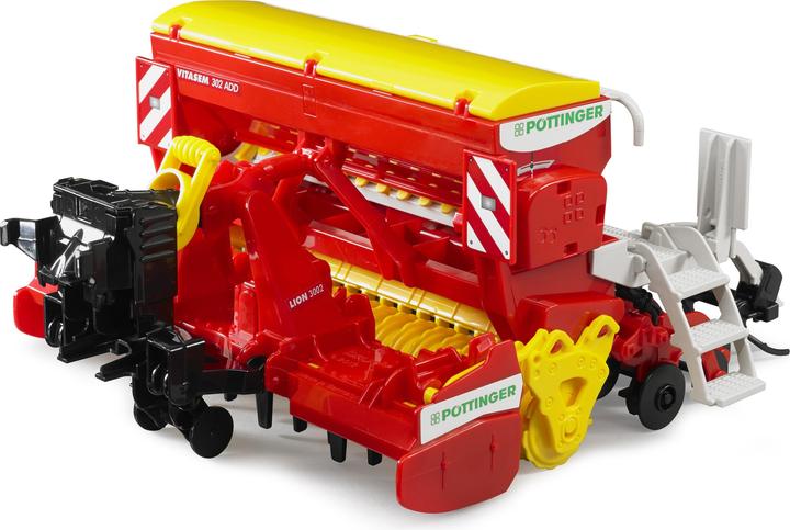 Actual product image Bruder Pöttinger seed drill power harrow