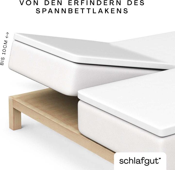 Actual product image schlafgut Pure Split Topper (180 x 200 - 200 x 220 cm)