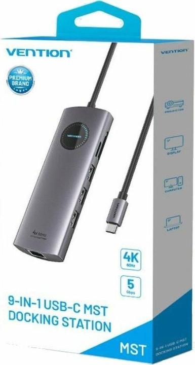Actual product image Vention Hub USB TQVHB (USB-C, 9 ports)