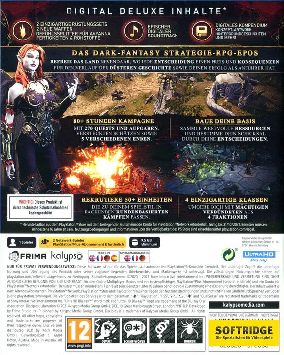 Immagine prodotto Disciples: Liberation - Deluxe Edition (PS5, DE)