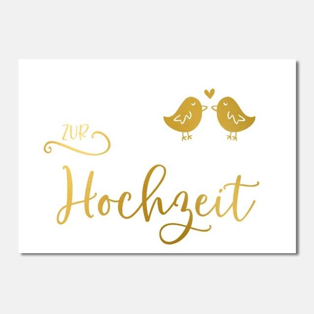 Produktbild Postkarte - Zur Hochzeit