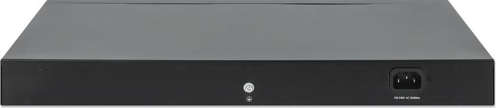 Actual product image Intellinet 28-port L2+ Fully Managed PoE+ switch with 24 Gigabit Ethernet ports and 4 SFP+ uplinks (24 ports)