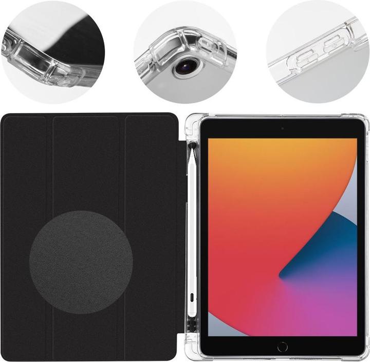 Productafbeelding NoName OBAL:ME MistyTab Case voor iPad 10.2 2019/2020/2021 Zwart (Apple iPad 2019 (7e generatie), Apple iPad 2020 (8e generatie), Apple iPad 2021 (9e generatie))