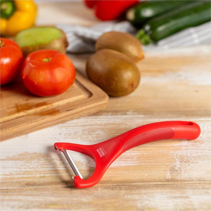 Image du produit Kuhn Rikon Eplucheur piranha denté rouge