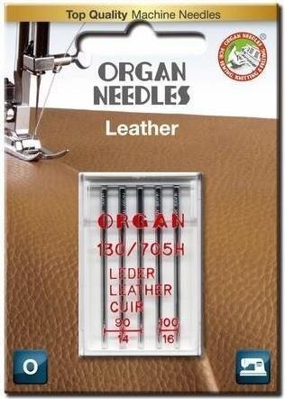 Organ Needle Organ 130/705 H Leather a5 st. 090/100 Blister