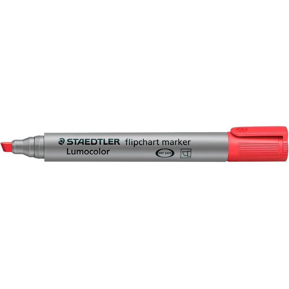 15x Staedtler, Marker, Flipchartmarker Lumocolor 356 Strichstärke: 2-5 mm Schreibfarbe: rot (Rot, 5 mm, 1 x)