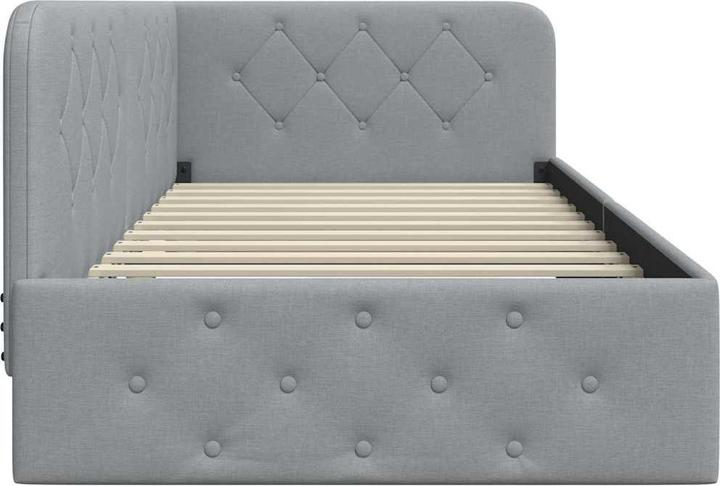 Image du produit vidaXL Eckbettgestell (90 x 190 cm)