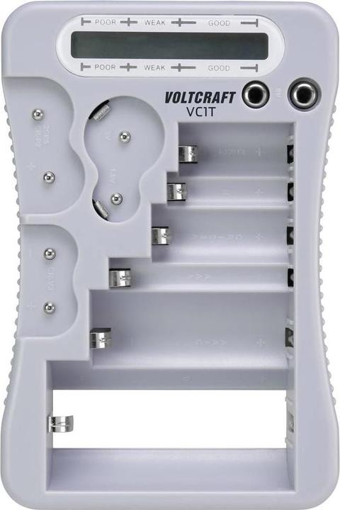 Produktbild Voltcraft Batterietester VC1T Messbereich (Batterietester) 1,5 V, 3 V, 6 V, 9 V