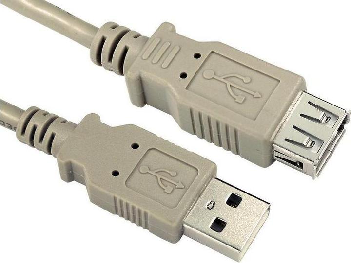 Produktbild RS PRO USB-Kabel, USBA / USBA, 1m USB 2.0 Beige (1 m, USB 2.0)