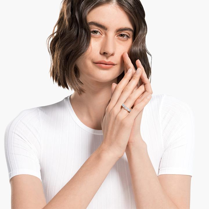 Actual product image Swarovski Vittore Pear Ring Rosé 52 (52)