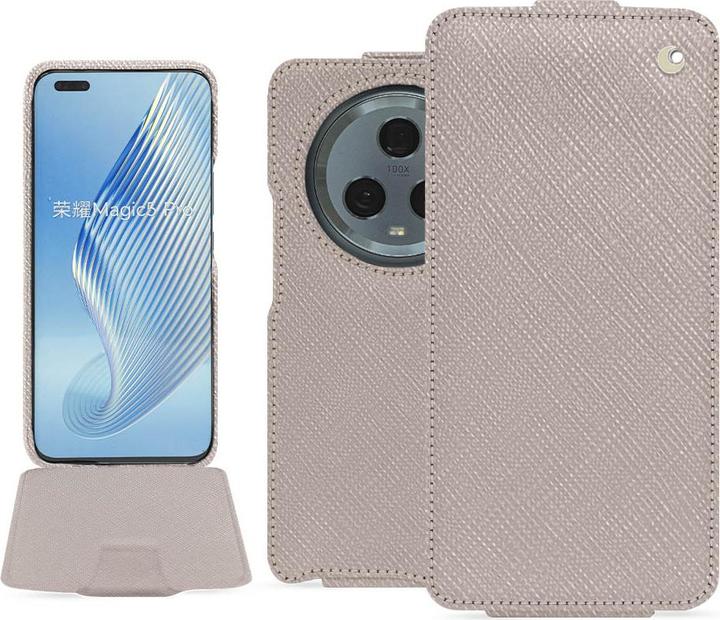 Productafbeelding Noreve Verticaal lederen omhulsel (Honor Magic5 Pro)