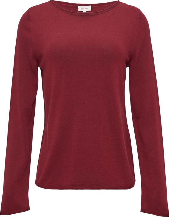 Actual product image s.Oliver Strickpullover Leichter Feinstrickpullover mit Rollkante (42)