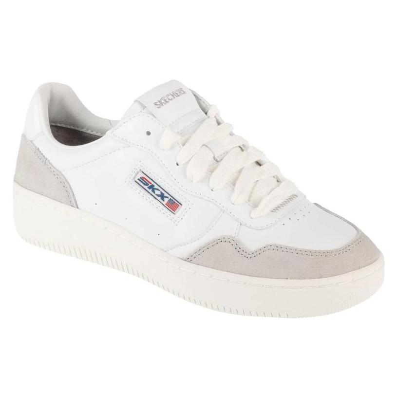 Skechers, Vrouwen, Sneakers, Sport Court 2.0 - Op Het Blok Wit, Wit, (36.5)