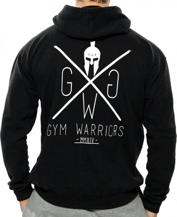 Immagine prodotto Gym Generation Felpa con cappuccio Gym Warriors Zip Nero (S)