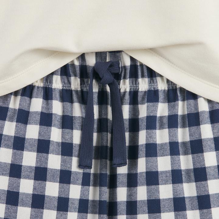 Produktbild La Redoute Collections Pyjama mit Oberteil aus Molton (152)