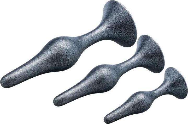 Produktbild Blush Novelties Anal Adventures Matrix Genesis Plug Kit - Puria™ Silicone Anal Plug, Ultrasilk® Smoo